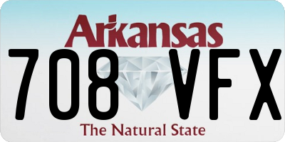 AR license plate 708VFX