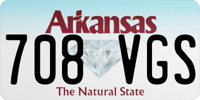 AR license plate 708VGS