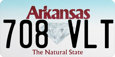AR license plate 708VLT