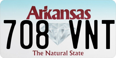AR license plate 708VNT