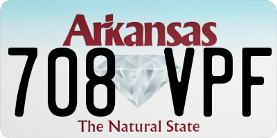 AR license plate 708VPF