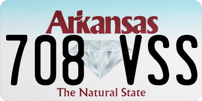 AR license plate 708VSS