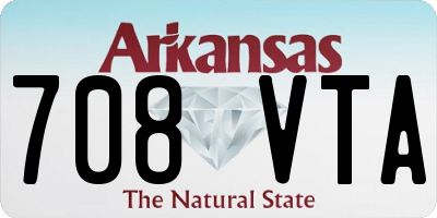 AR license plate 708VTA