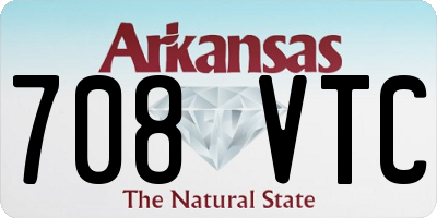 AR license plate 708VTC