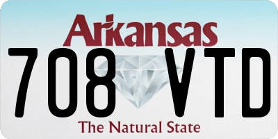 AR license plate 708VTD