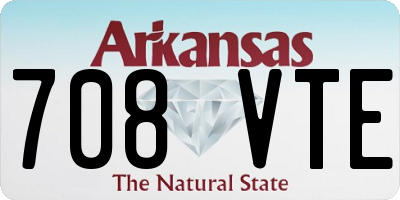 AR license plate 708VTE