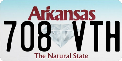 AR license plate 708VTH