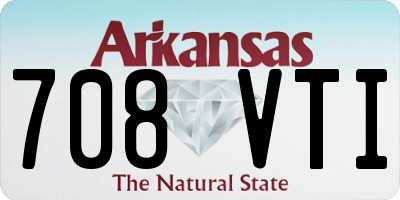 AR license plate 708VTI