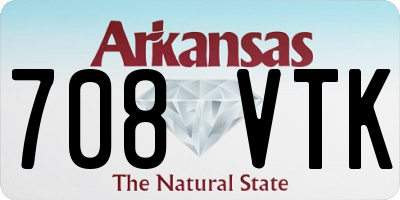 AR license plate 708VTK