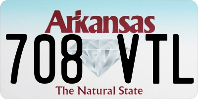 AR license plate 708VTL
