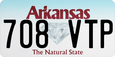AR license plate 708VTP