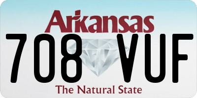 AR license plate 708VUF