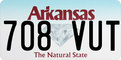 AR license plate 708VUT