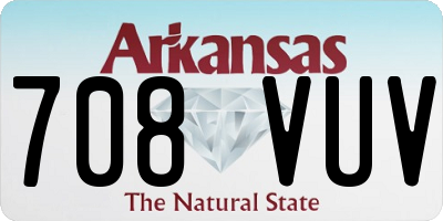 AR license plate 708VUV