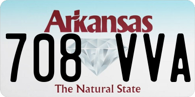 AR license plate 708VVA