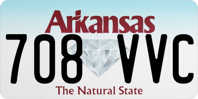 AR license plate 708VVC
