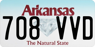 AR license plate 708VVD