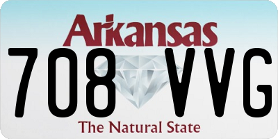 AR license plate 708VVG