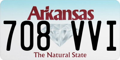 AR license plate 708VVI