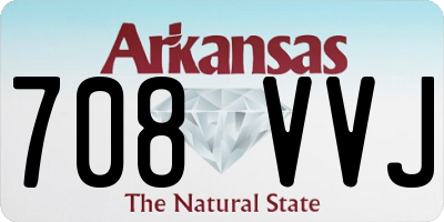 AR license plate 708VVJ