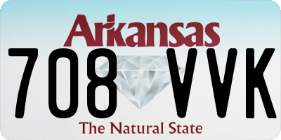AR license plate 708VVK