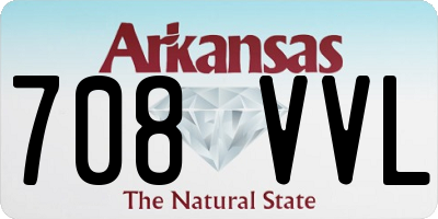 AR license plate 708VVL