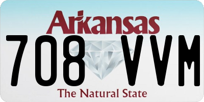 AR license plate 708VVM