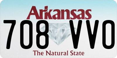 AR license plate 708VVO