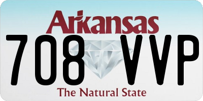 AR license plate 708VVP