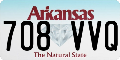 AR license plate 708VVQ