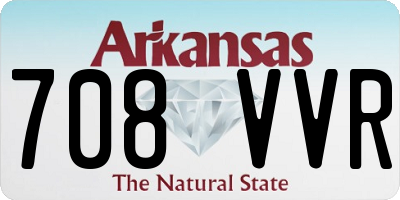 AR license plate 708VVR