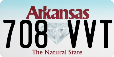 AR license plate 708VVT
