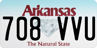 AR license plate 708VVU