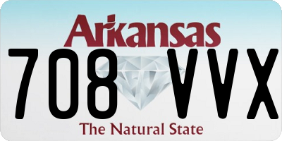 AR license plate 708VVX