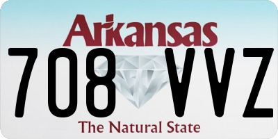 AR license plate 708VVZ