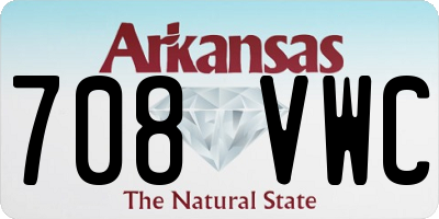 AR license plate 708VWC