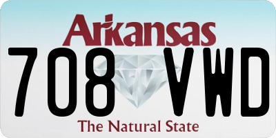 AR license plate 708VWD