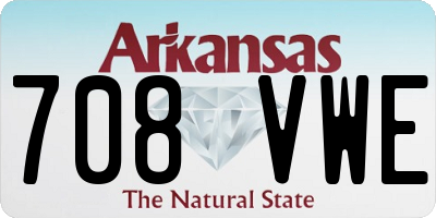AR license plate 708VWE