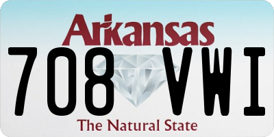 AR license plate 708VWI