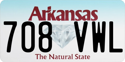 AR license plate 708VWL