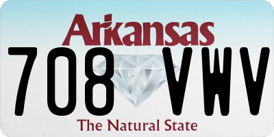 AR license plate 708VWV