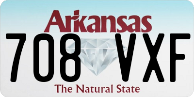 AR license plate 708VXF