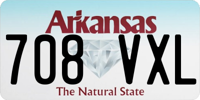 AR license plate 708VXL
