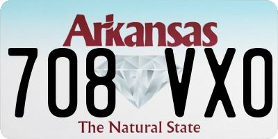 AR license plate 708VXO