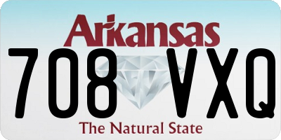 AR license plate 708VXQ