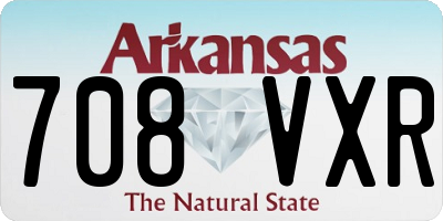 AR license plate 708VXR