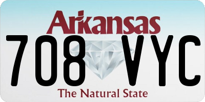 AR license plate 708VYC