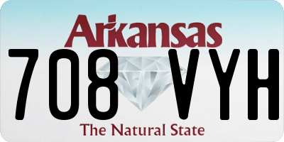 AR license plate 708VYH