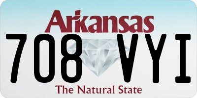 AR license plate 708VYI