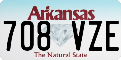 AR license plate 708VZE
